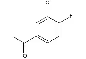 3-Chloro-4-fluoroacetophenone structure, CAS 2923-66-2