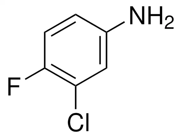 3-Chloro-4-fluoroaniline structure, CAS 367-21-5