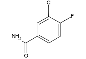 3-Chloro-4-fluorobenzamide structure, CAS 701-43-9