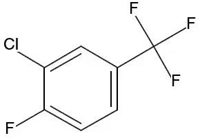 3-Chloro-4-fluorobenzotrifluoride structure, CAS 78068-85-6