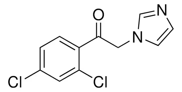 1-(2,4-Dichlorophenyl)-2-(1H-imidazol-1-yl)ethanone structure, CAS 46503-52-0