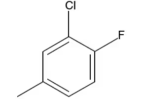 3-Chloro-4-fluorotoluene structure, CAS 1513-25-3