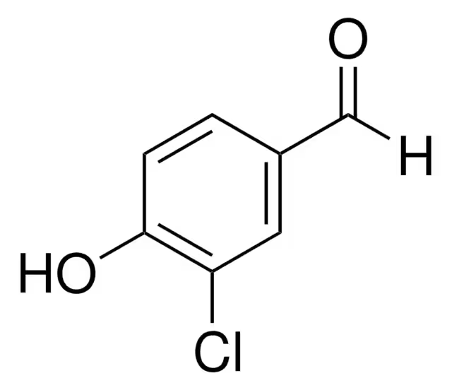 3-Chloro-4-hydroxybenzaldehyde structure, CAS 2420-16-8
