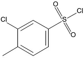 3-Chloro-4-methylbenzenesulphonyl chloride structure, CAS 42413-03-6