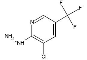 3-Chloro-5-(trifluoromethyl)pyrid-2-ylhydrazine structure, CAS 89570-82-1