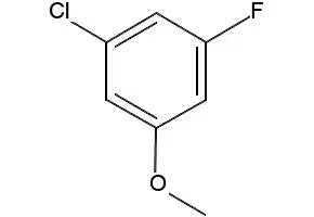 3-Chloro-5-fluoroanisole structure, CAS 202925-08-4