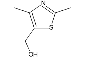 (2,4-Dimethyl-1,3-thiazol-5-yl)methanol structure, CAS 50382-32-6