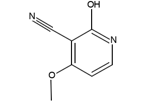 3-Cyano-2-hydroxy-4-methoxypyridine structure, CAS 21642-98-8