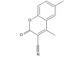 3-Cyano-4,6-dimethylcoumarin structure, CAS 56394-28-6