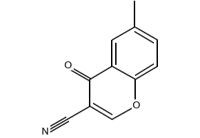 3-Cyano-6-methylchromone structure, CAS 50743-18-5