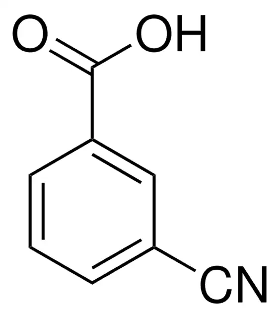 3-Cyanobenzoic acid structure, CAS 1877-72-1