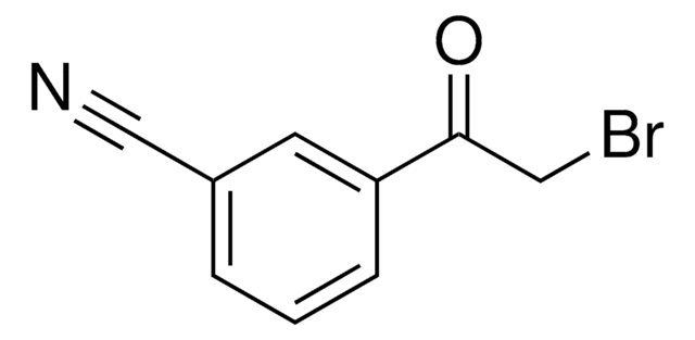 3-Cyanophenacyl bromide structure, CAS 50916-55-7