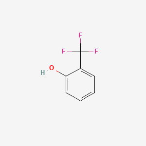 2-Trifluoromethylphenol structure, CAS 444-30-4