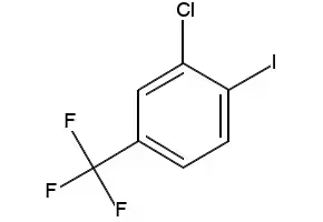 3-Fluoro-4-iodobenzotrifluoride structure, CAS 141738-80-9