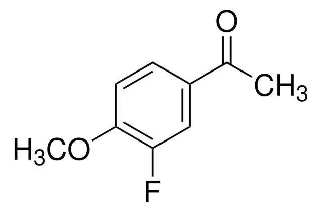 3'-Fluoro-4'-methoxyacetophenone structure, CAS 455-91-4