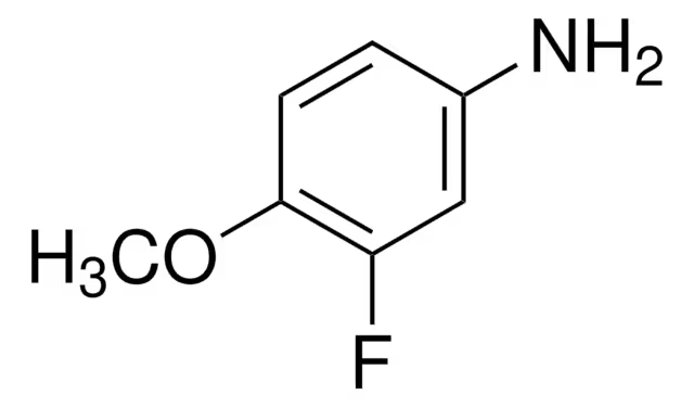 3-Fluoro-4-methoxyaniline structure, CAS 366-99-4