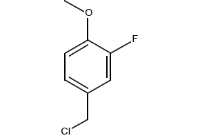 3-Fluoro-4-methoxybenzyl chloride structure, CAS 351-52-0