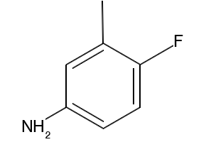 3-Fluoro-4-methylaniline structure, CAS 452-77-7