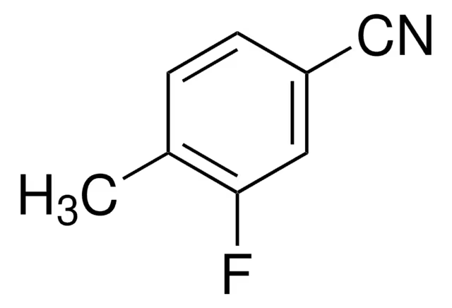 3-Fluoro-4-methylbenzonitrile structure, CAS 170572-49-3