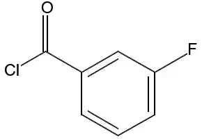 3-Fluorobenzoyl chloride structure, CAS 1711-07-5