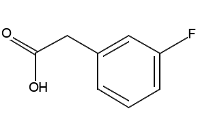 3-Fluorophenylacetic acid structure, CAS 331-25-9