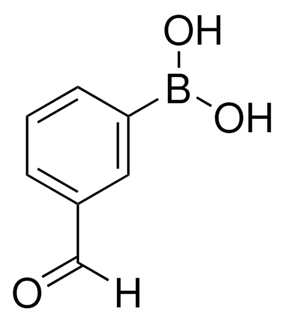 3-Formylphenylboronic acid structure, CAS 87199-16-4