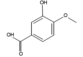 3-Hydroxy-4-methoxybenzoic acid structure, CAS 645-08-9