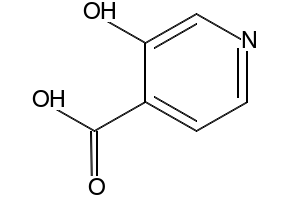3-Hydroxy-4-pyridinecarboxylic acid structure, CAS 10128-71-9