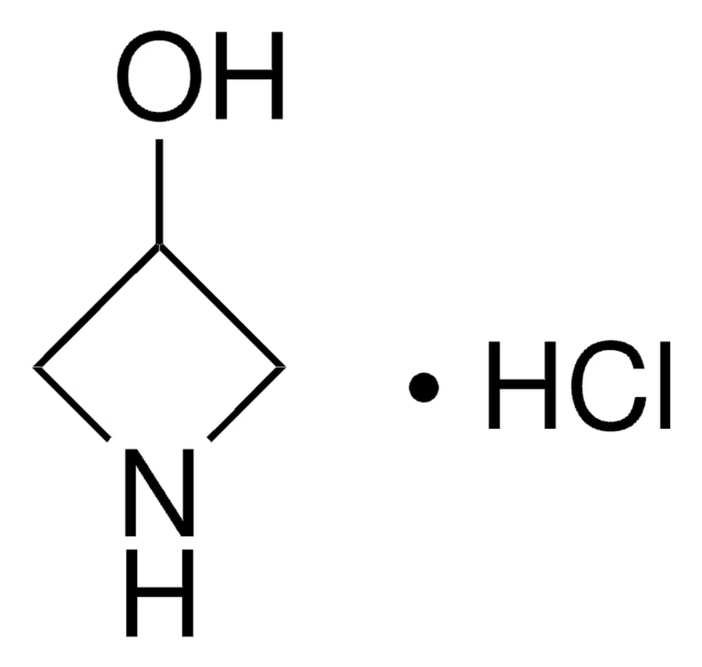 3-Hydroxyazetidine hydrochloride structure, CAS 18621-18-6
