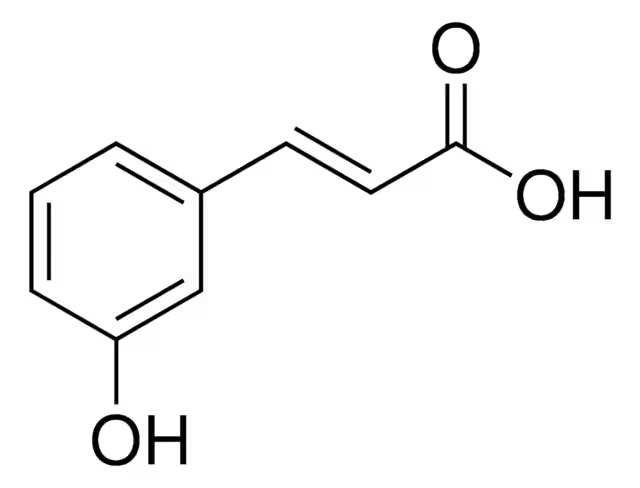 3-Hydroxycinnamic acid structure, CAS 588-30-7