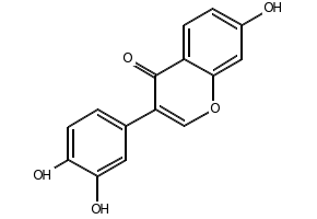 3'-Hydroxydaidzein structure, CAS 485-63-2
