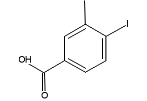3-Iodo-4-methylbenzoic acid structure, CAS 82998-57-0