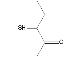 3-Mercaptopentan-2-one structure, CAS 67633-97-0
