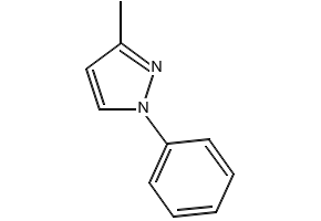 3-Methyl-1-phenylpyrazole structure, CAS 1128-54-7