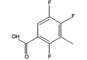3-Methyl-2,4,5-trifluorobenzoic acid structure, CAS 112822-85-2