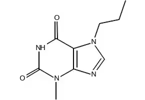 3-Methyl-7-propylxanthine structure, CAS 55242-64-3