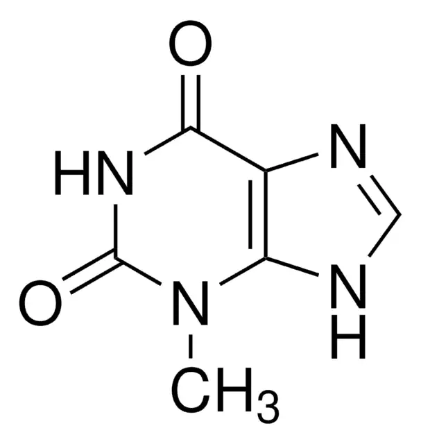 3-Methylxanthine structure, CAS 1076-22-8