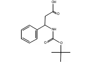 3-N-Boc-3-phenylpropionic acid structure, CAS 14676-01-8