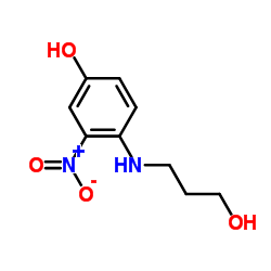 3-Nitro-4-hydroxypropylaminophenol structure, CAS 92952-81-3