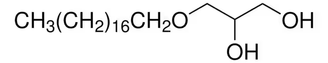 3-Octadecyloxypropane-1,2-diol structure, CAS 544-62-7