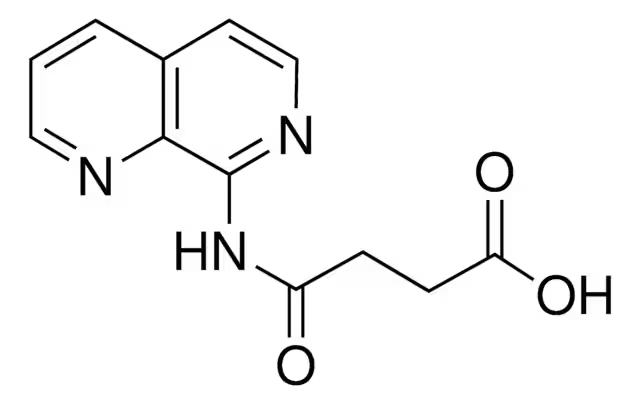 4-(1,7-Naphthyridin-8-yl-amino)-4-oxobutanoic acid structure, CAS 396682-90-9