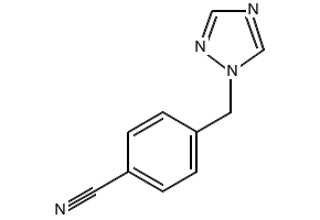 4-(1H-1,2,4-Triazolylmethyl)benzonitrile structure, CAS 112809-25-3