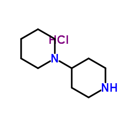 4-(1-Piperidinyl)piperidine dihydrochloride structure, CAS 4876-60-2