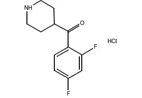 4-(2,4-Difluorobenzoyl)piperidine hydrochloride structure, CAS 106266-04-0
