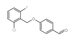 4-(2-Chloro-6-fluorobenzyloxy)benzaldehyde structure, CAS 172932-10-4