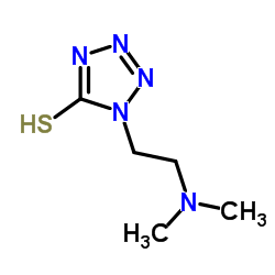 1-(2-Dimethylaminoethyl)-5-mercapto-1,2,3,4-tetrazole structure, CAS 61607-68-9