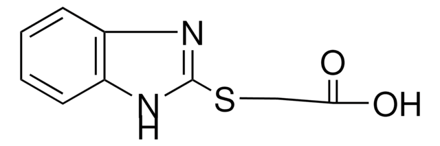 (2-Benzimidazolythio)acetic acid structure, CAS 3042-00-0
