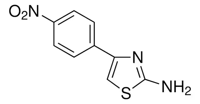 4-(4-Nitrophenyl)thiazol-2-ylamine structure, CAS 2104-09-8