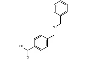 4-(Benzylaminomethyl)benzoic acid structure, CAS 190662-37-4