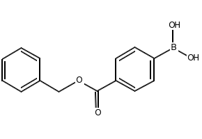 4-(Benzyloxycarbonyl)benzeneboronic acid structure, CAS 184000-11-1